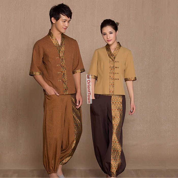 ชุดนวดสปาสไตล์ไทย เสื้อ+กางเกง - Spa Wellness And Beauty บทวิจารณ์และราคา