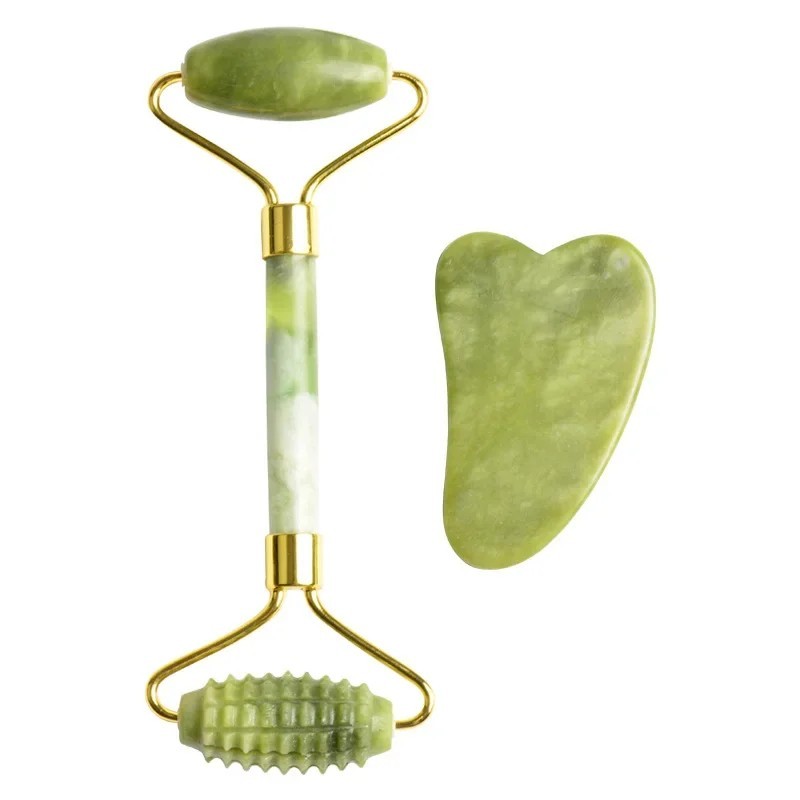ชุดลูกกลิ้งนวดหน้าหยก พร้อมแผ่ - Jade Roller Stone บทวิจารณ์และราคา