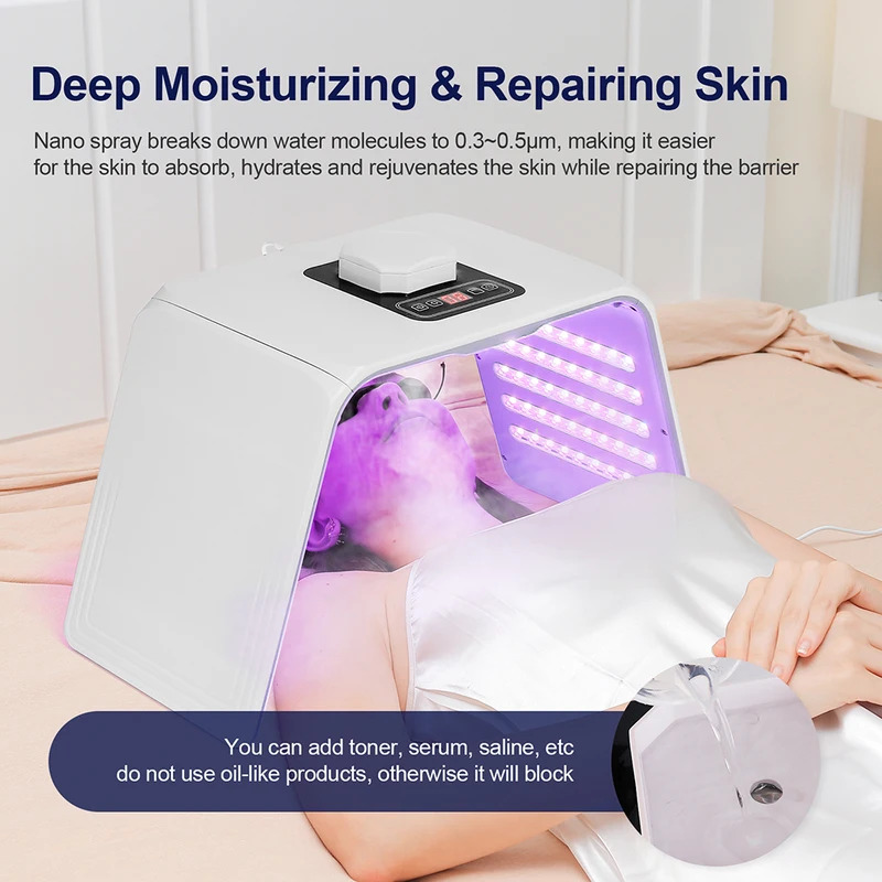 7 สี LED โฟตอนบิวตี้มาส์กบำรุง - Spa & Wellness Paradies Braunschweig บทวิจารณ์และราคา