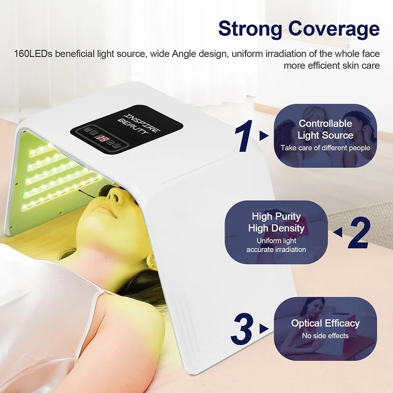 7 สี LED โฟตอนบิวตี้มาส์กบำรุง - Spa & Wellness Paradies Braunschweig บทวิจารณ์และราคา