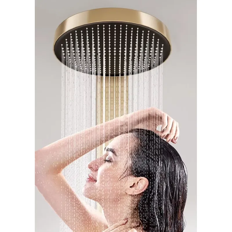 ชุดฝักบัวทองเหลืองแบบติดผนังพร - Spa & Wellness Paradies Braunschweig บทวิจารณ์และราคา